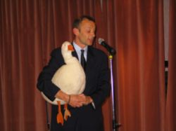 the goose is real, richard was a puppet